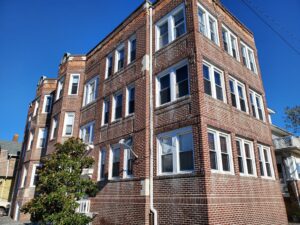 apartment building side view