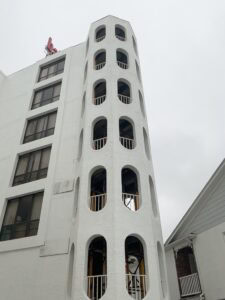 Tower exterior