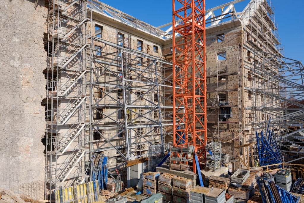Structural engineering evaluation of a commercial building by Lasher Construction