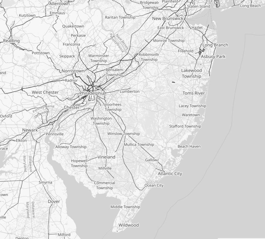 Lasher Service Area bw