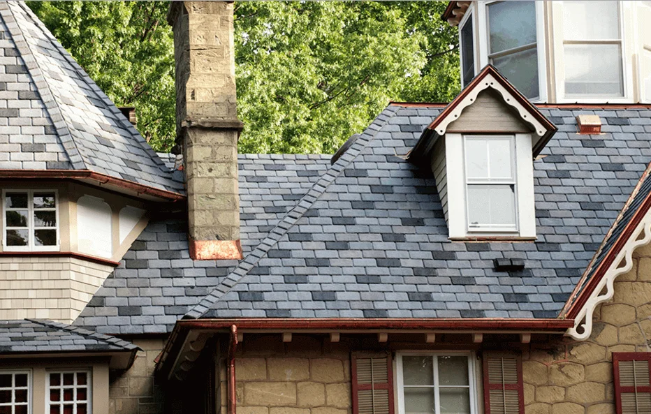 Slate shingle roof 13a317