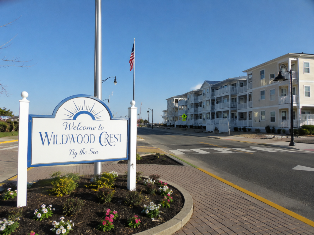 Structural restoration project on a condominium building in Wildwood Crest, New Jersey.